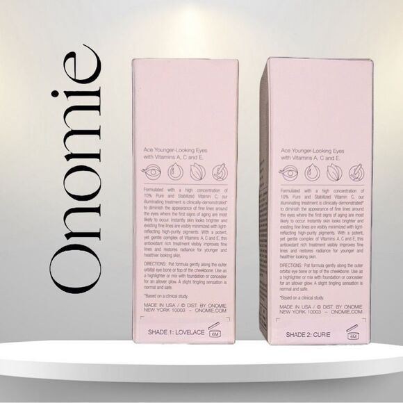 Onomie A.C.E. Illuminating Eye Treatment - Shade 1: Lovelace and Shade 2: Cure - Picture 2 of 2